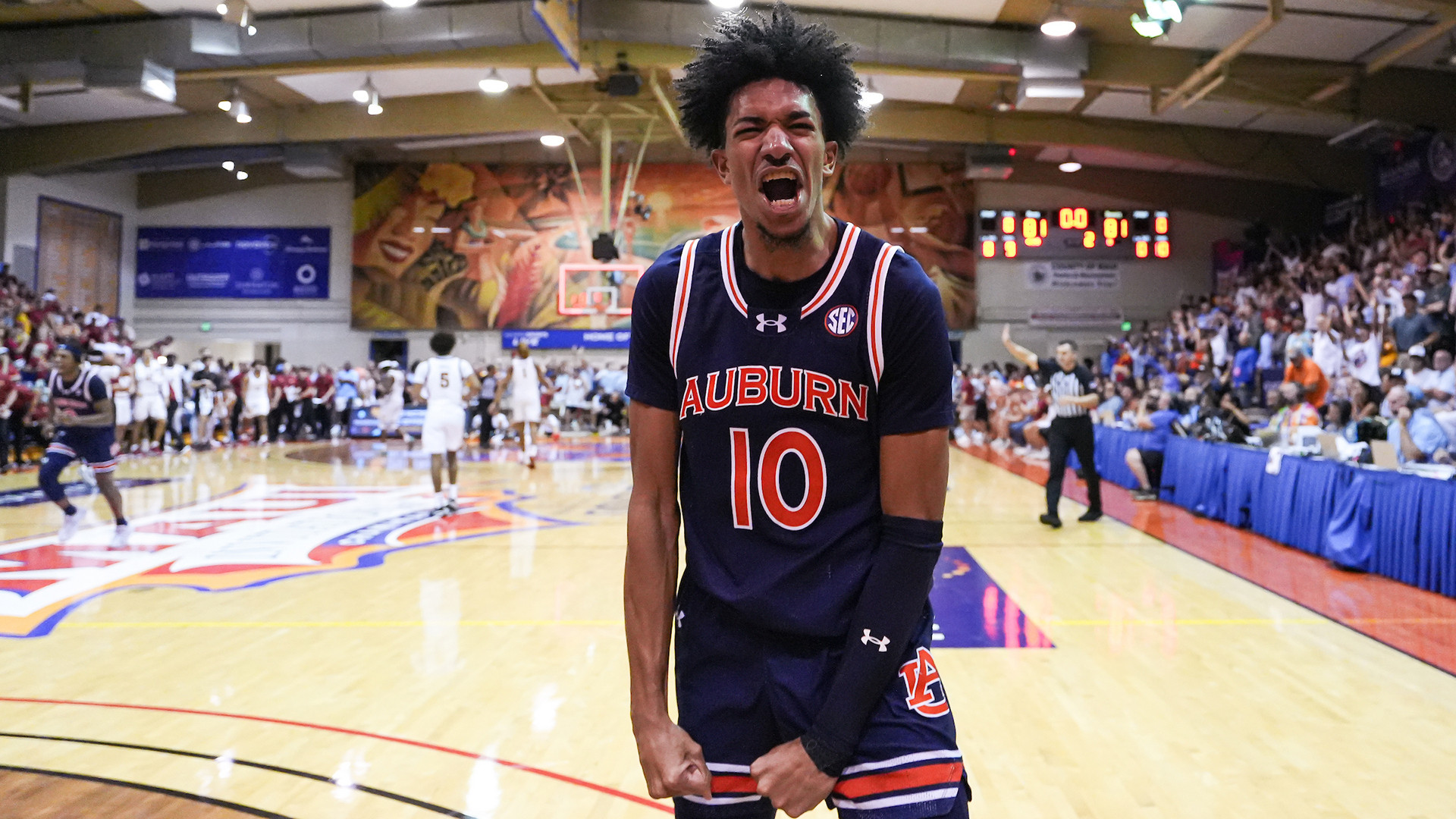 Toyo University Basketball ウォームアップウェア Maui madness: Broome's tip-in gives No. 4 Auburn comeback win over