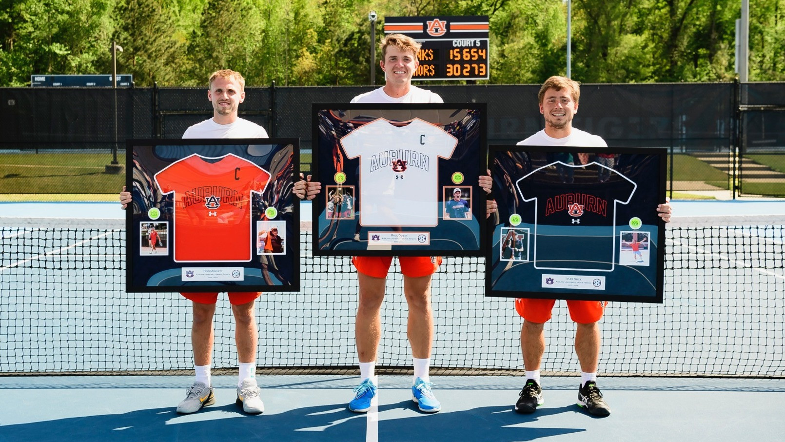 Auburn men’s tennis tops LSU on Senior Day - Auburn Tigers - Official ...