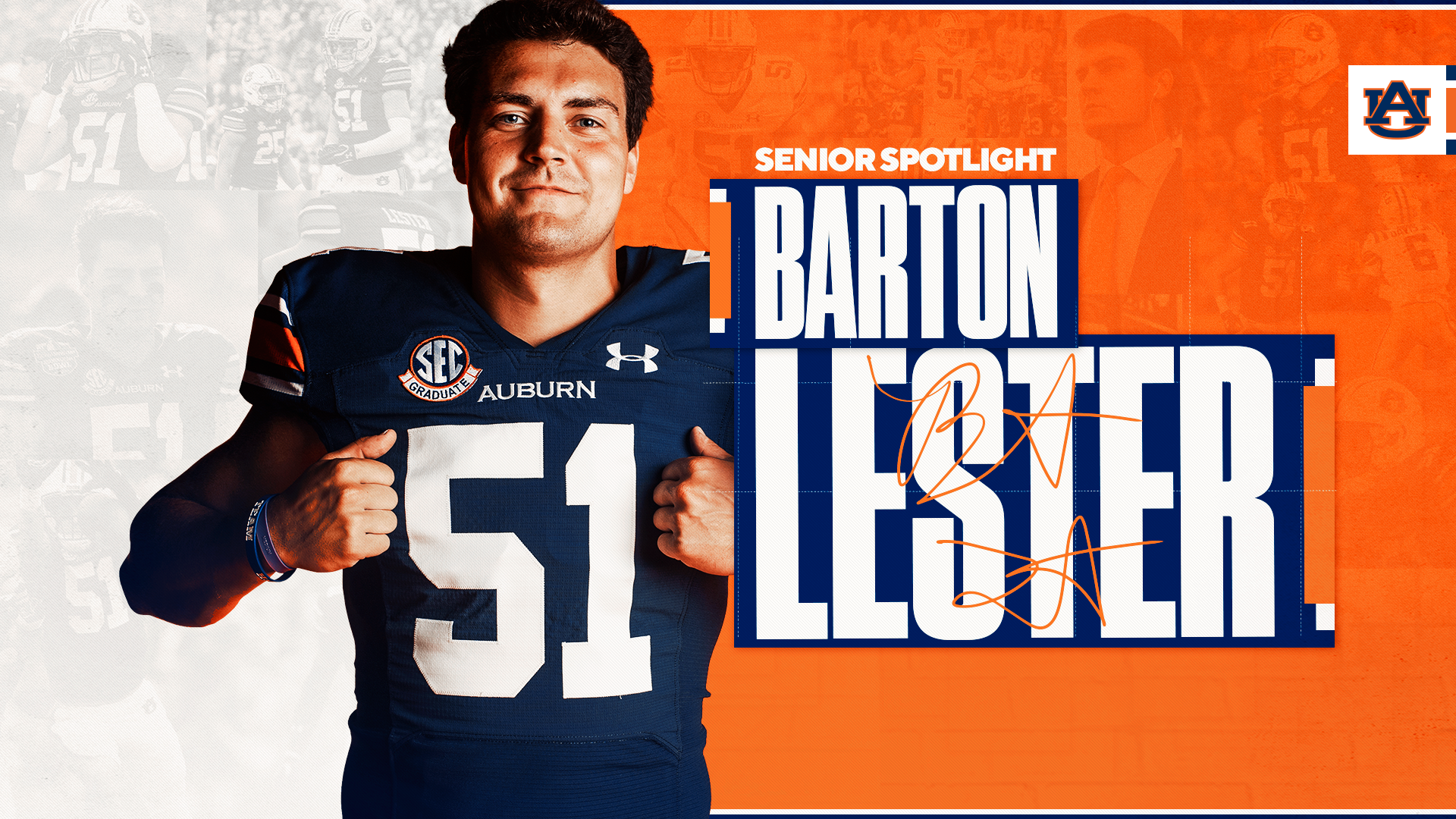 Tiger Lester Barton Lester senior spotlight: 'A dream come true' - Auburn Tigers ...