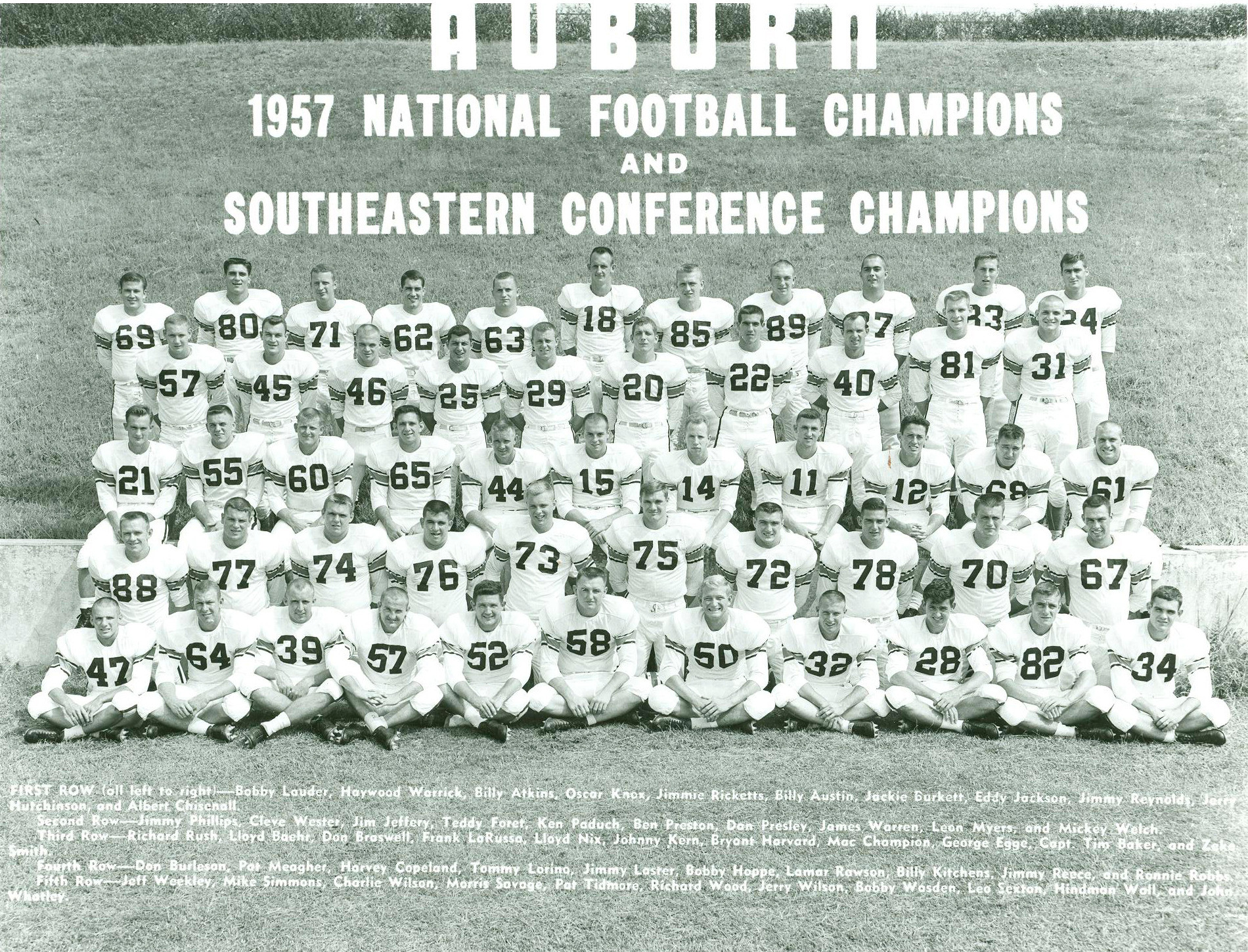 From the Vault: Never-Before-Released 1957 Championship Video - Auburn  Tigers - Official Athletics Website