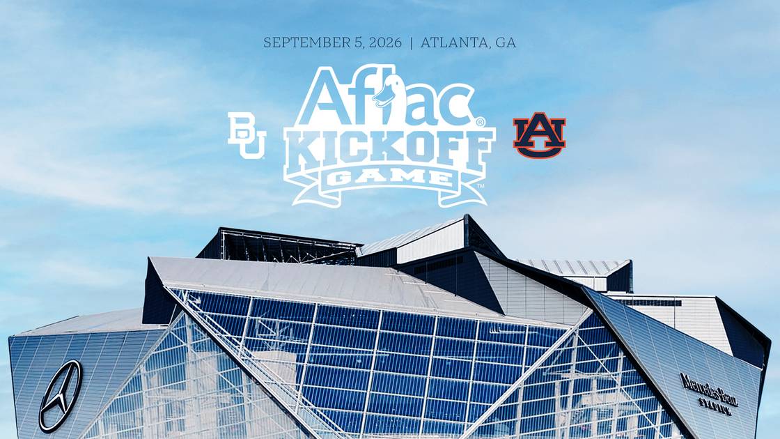 Auburn Football to face Baylor in 2026 Aflac Kickoff Game – Auburn Tigers