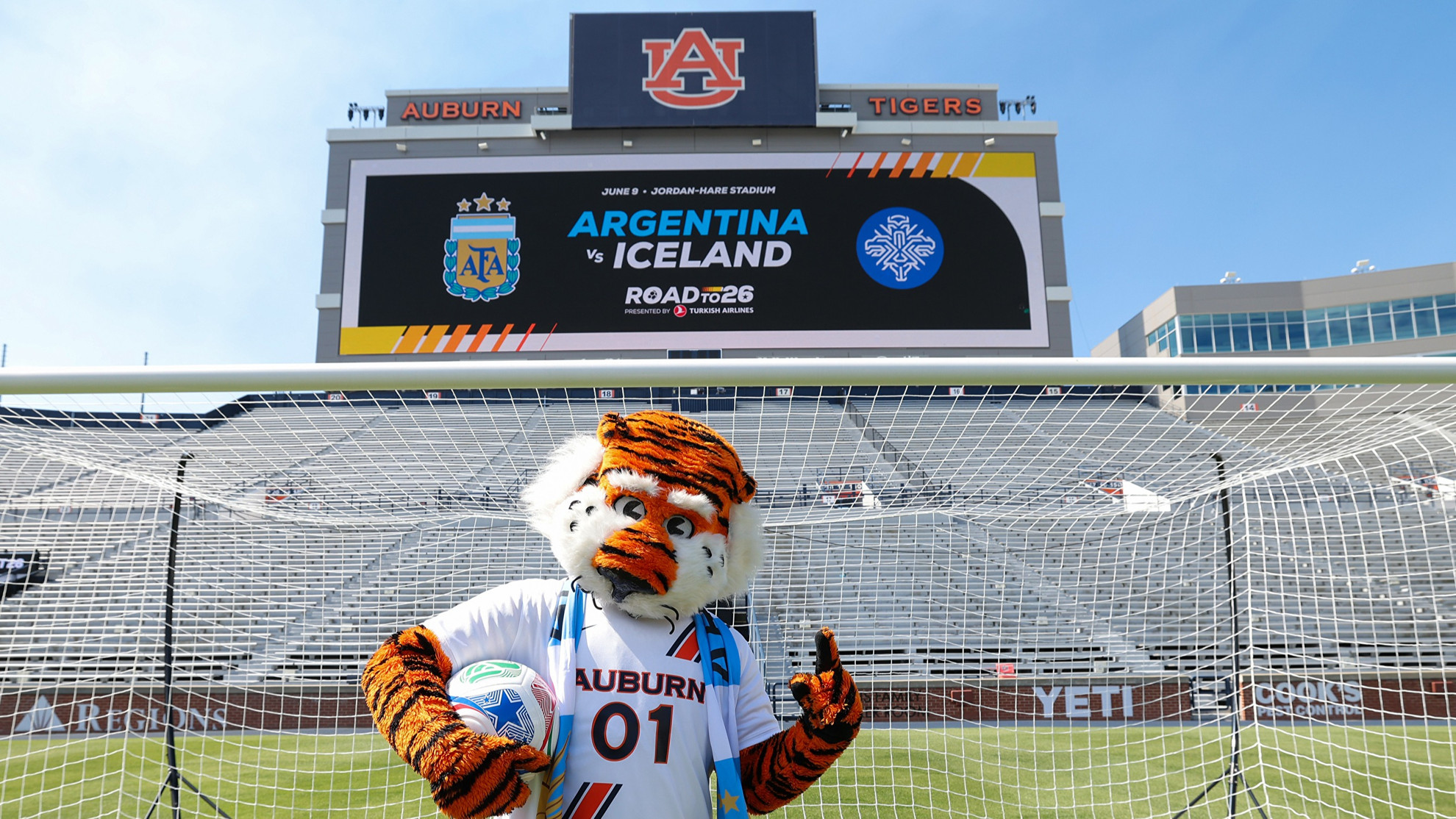 Argentina vs Iceland Messi Mystery at Jordan-Hare Stadium